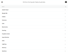 Tablet Screenshot of onlinecomputersales.com.au